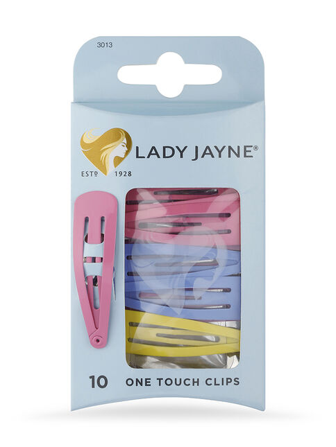 Assorted One Touch Clips - 10 Pk