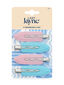 Multi-Coloured Creaseless Clips 4 Pack, Assorted Colours