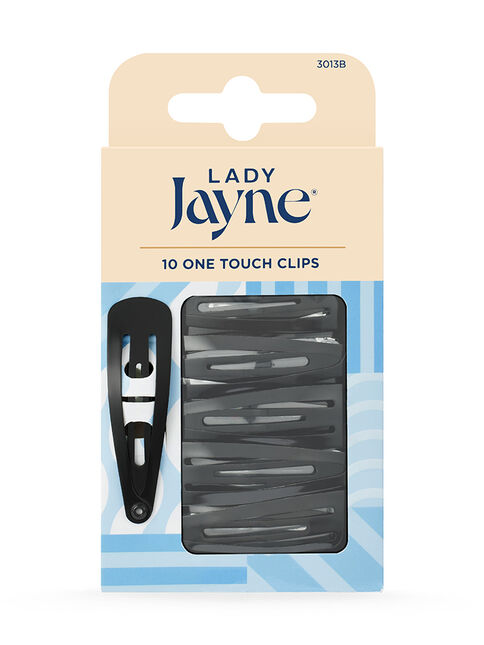 Black One Touch Clips - Pk 10