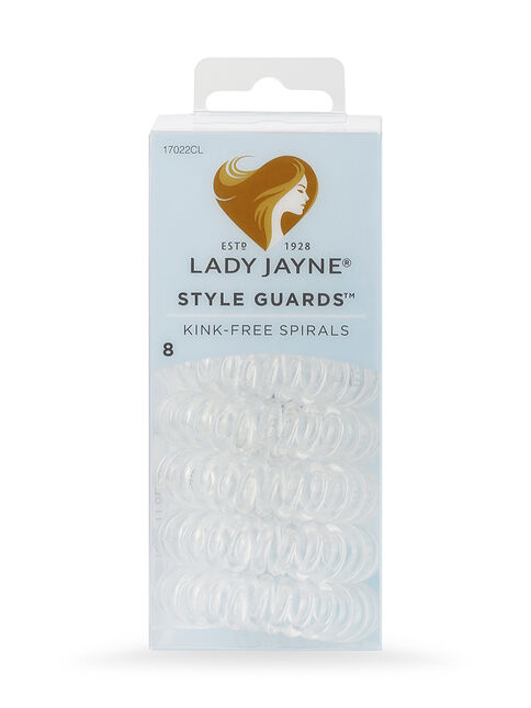 Style Guards Clear Kink Free Spirals - 8 Pk