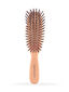 Pastel Coral Smooth & Knotless Detangling Brush - Purse-Sized